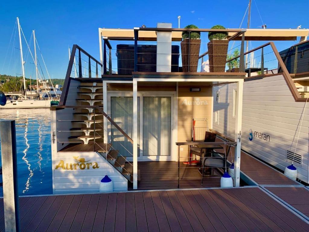 Floating Sea House Aurora Villa Portoroz Luaran gambar